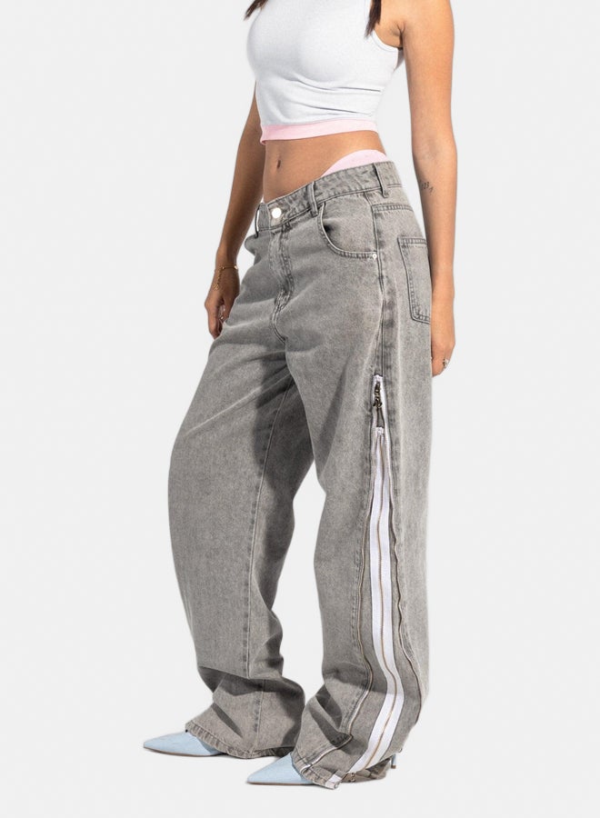 Carina Double Zipper - Jeans - Image 2