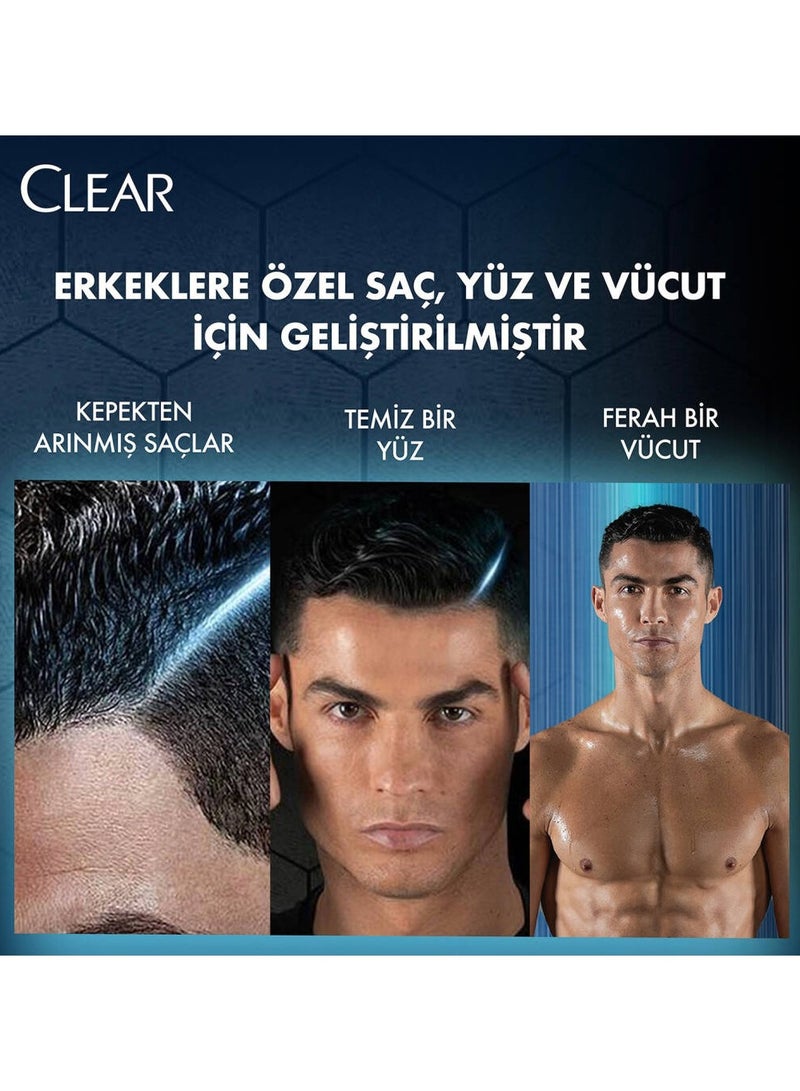 Clear Men 3 In 1 For Hair Body & Face 900 Ml (May vary package) - Image 2
