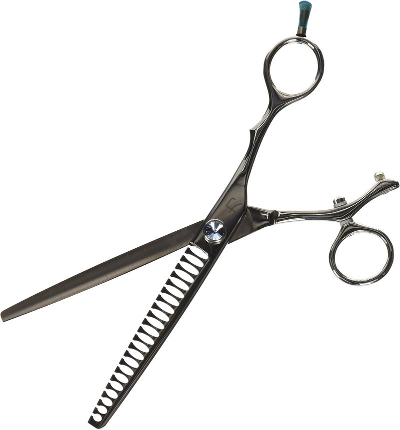 Japanese 440C 22-Tooth Swivel Chunker with Light Blue Gem Stone Tension 7.5-Inch