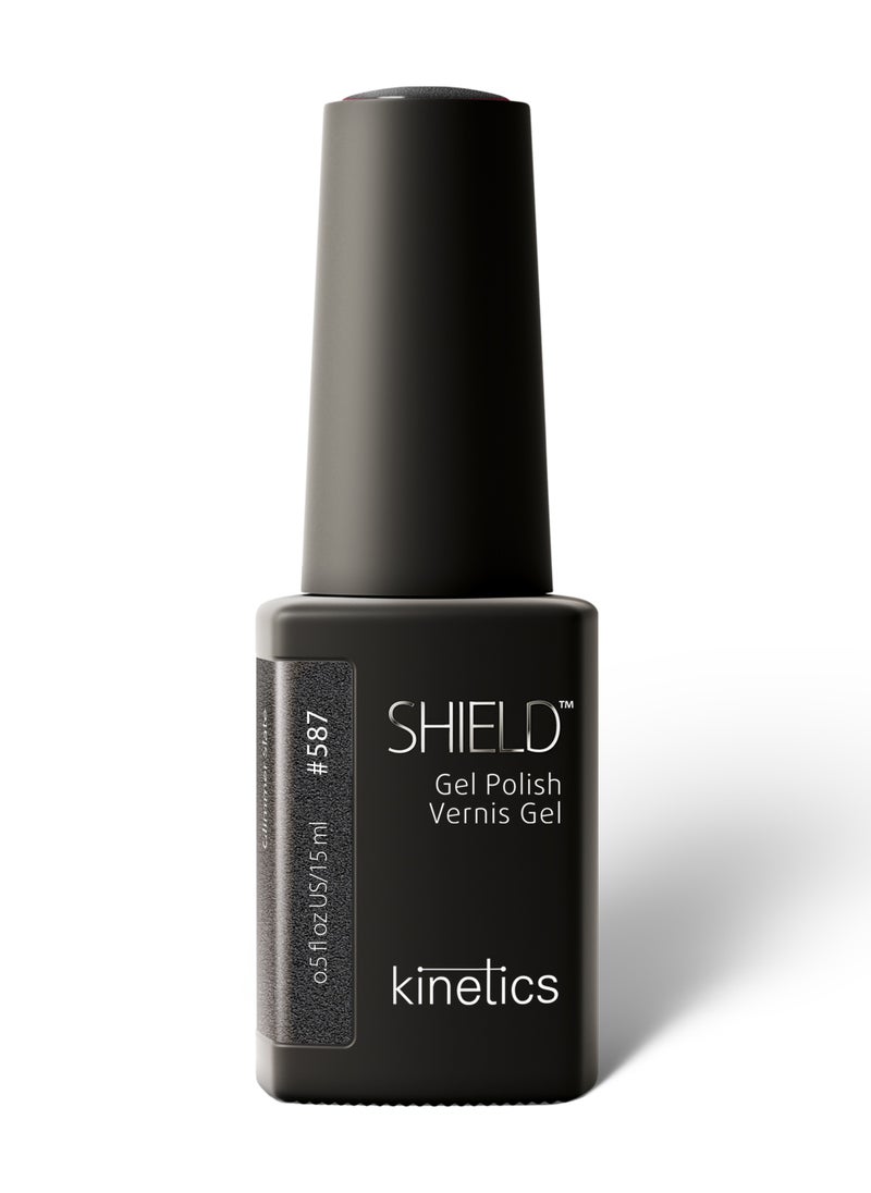 KINETICS SHIELD GEL POLISH 15 ML | #587 GLIMMER SLATE  - Image 1