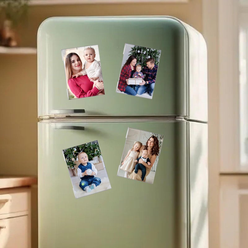 Douildhaiy Magnetic Picture Frames For Refrigerator 8X10 Inch  Magnetic Photo Holders For Fridge  3 Pack Acrylic Magnetic Picture Frame For Displaying Frames Children Artworks - Image 5