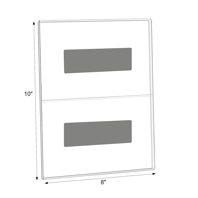 Douildhaiy Magnetic Picture Frames For Refrigerator 8X10 Inch  Magnetic Photo Holders For Fridge  3 Pack Acrylic Magnetic Picture Frame For Displaying Frames Children Artworks - Image 2