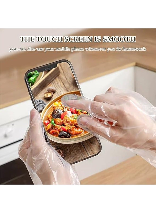 Hihonor 50pcs Disposable Long Arm Gloves with Elastic Cuff 23.6inch Household Cleaning Gloves Thick Kitchen Dishwashing Gloves Food Handling Gloves Vegetable Washing Gloves - Image 2