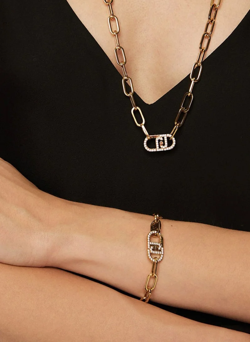 Liu Jo  Liu Jo Flare Gold Bracelet for Women | Best Price UAE