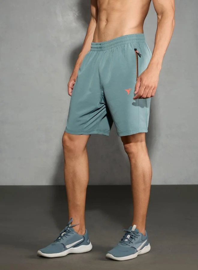 Technosport Technosport Men Solid Slim Fit Shorts