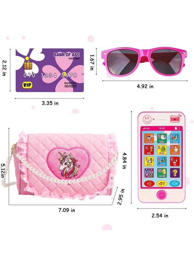 Meland Toys For Girls Toddler Girls Gift Idea For Birthday Christmas, Pretend Makeup Kit For Girls With My First Purse Toy, Makeup For Kids Age 3 6 Year Old For Pretend Play  - Image 5