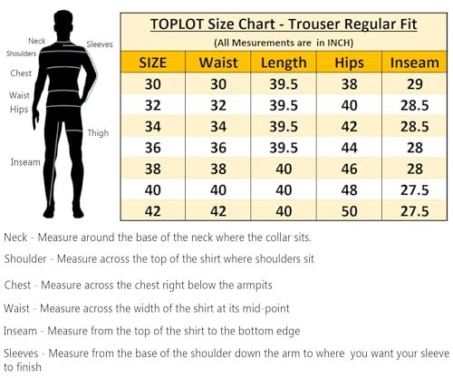 TOPLOT Men's Casual Trouser | Elegant Pleated Front with Dual-Button Waistband| Tapered Ankle Finish | Versatile Easy Movement Fit | Perfect for Casual & Office Use (5277_34_White) - Image 3