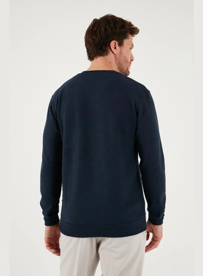 Buratti  Buratti Cotton Regular Fit V-Neck Sweater Men's SWEATER 456202 V for Men | Best Price UAE