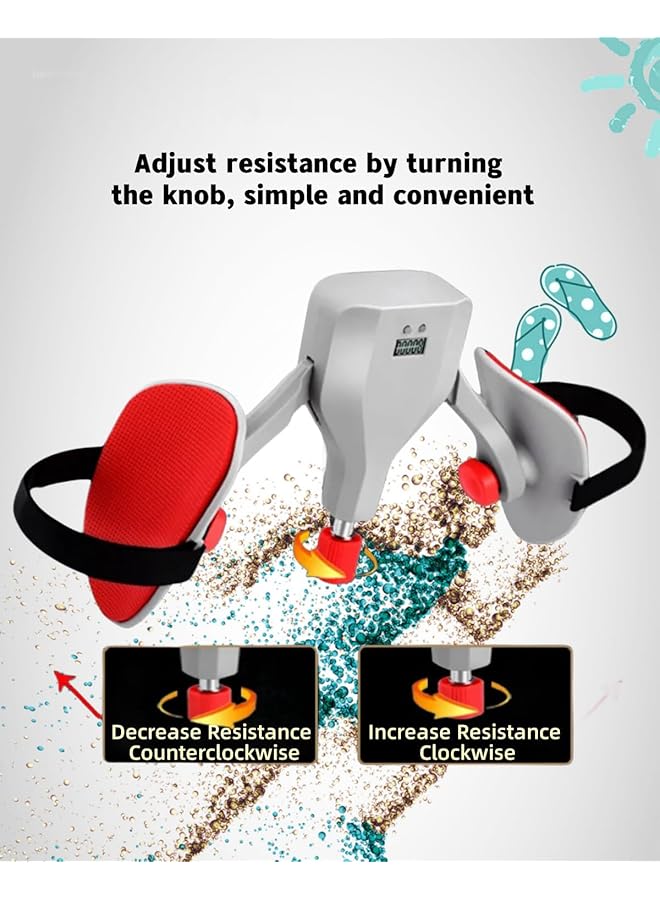 Excefore Thigh Trainer With 77 Lb Maximum Resistance Adjustable Leg And Inner Thigh Exercise Equipment Hip Shaper Pelvic Floor Strengthener Arm Slimming Trimmer - Image 4