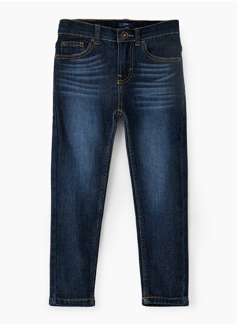 Jam Boys Basic Denim Jeans, Soft and Comfortable Cotton-Blend Denim Jeans for Boys, Perfect for Everyday Wear