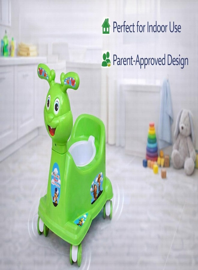 Maanit Potty Training Kit Cum Riding Bike For Kids (Green) - Image 2