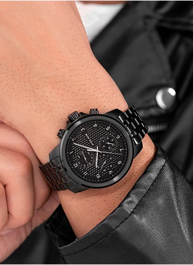 POLICE Men Chronograph Round Shape Metal Wrist Watch PEWJK0021504 - 44 Mm