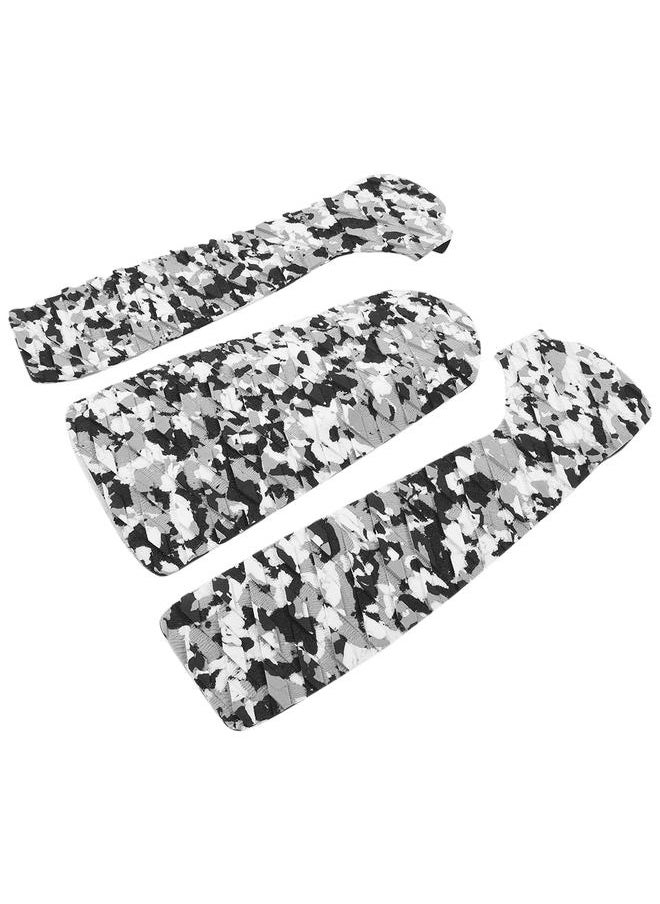 Thoraya 1 Set EVA Camouflage Color Anti skid Surfboard Pad Surfing Deck Surf Accessory(Black White)  - Image 4