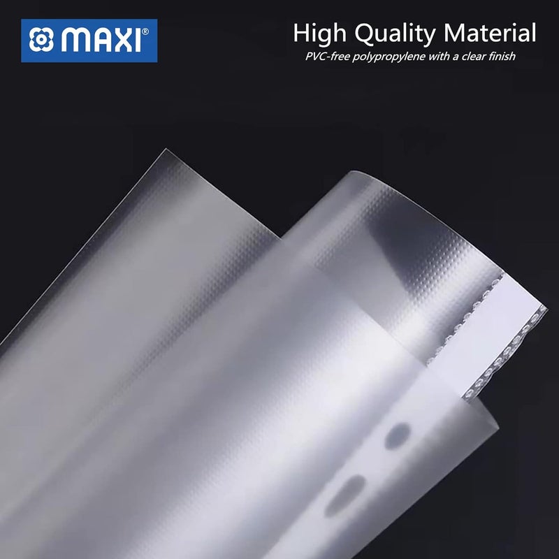 ماكسي Mx-Rp25-40 Micron Poly Sheet Protector 25 Pieces, A4 Size, 25 Pieces - Image 5