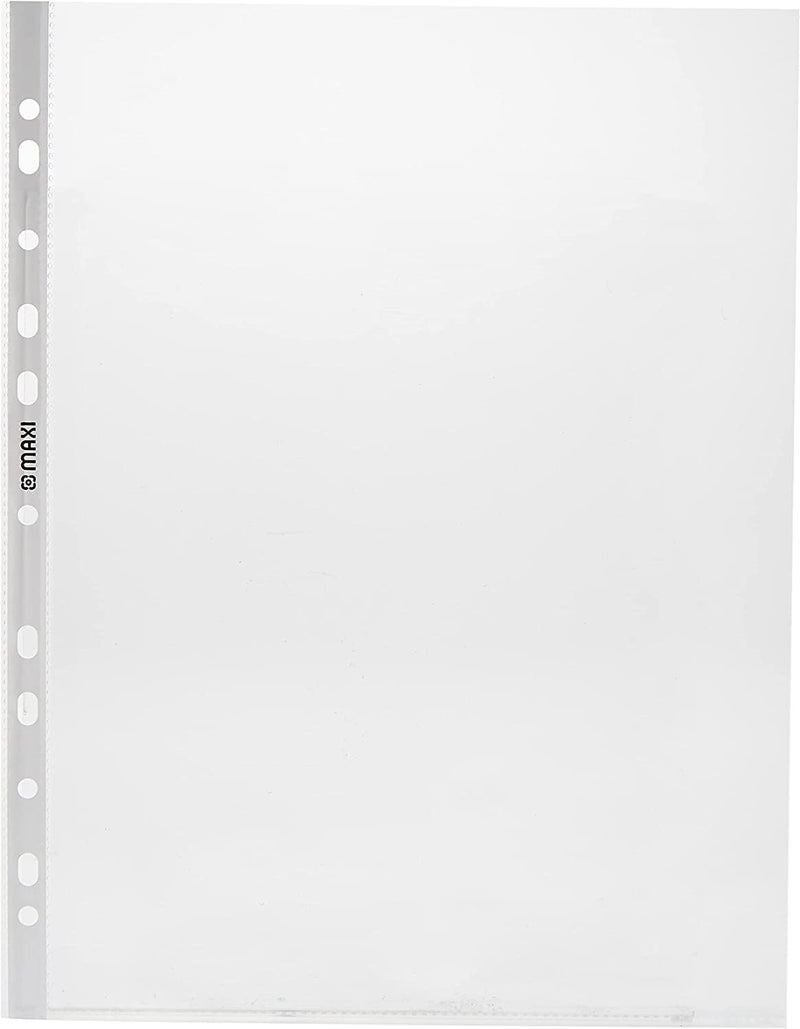 ماكسي Mx-Rp25-40 Micron Poly Sheet Protector 25 Pieces, A4 Size, 25 Pieces - Image 3