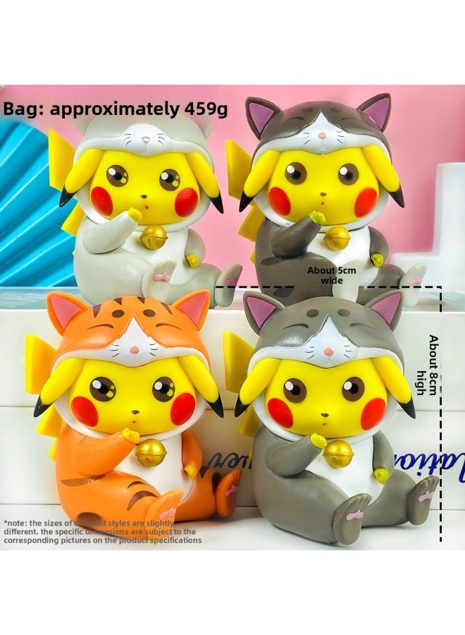 6 Gourmet Pooh Bear Ornaments Sweet Series Trendy Toys Poop-poop Hand-made Online Red Gift DIY Hand-made Ornaments 