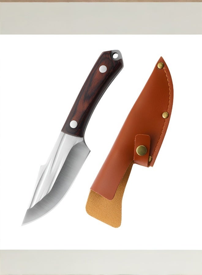SL-Hand-forged keel small steel knife 