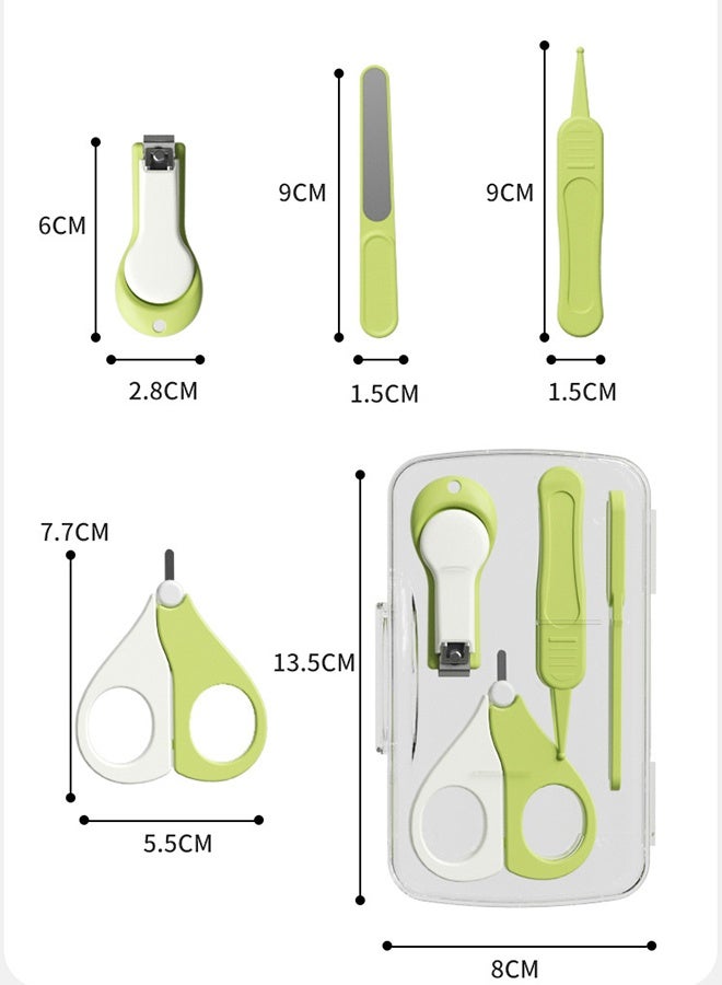 Baby Nail Clippers Kit (Green) - Image 2