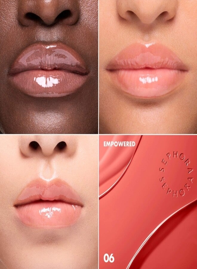 SEPHORA COLLECTION Sephora Glossed Moisturizing Lip Gloss – Glassy Shine,06 Empowered, Hydrating & Smoothing Lip Gloss, Glittery Finish, 5 mL (0.16 oz) - Image 2