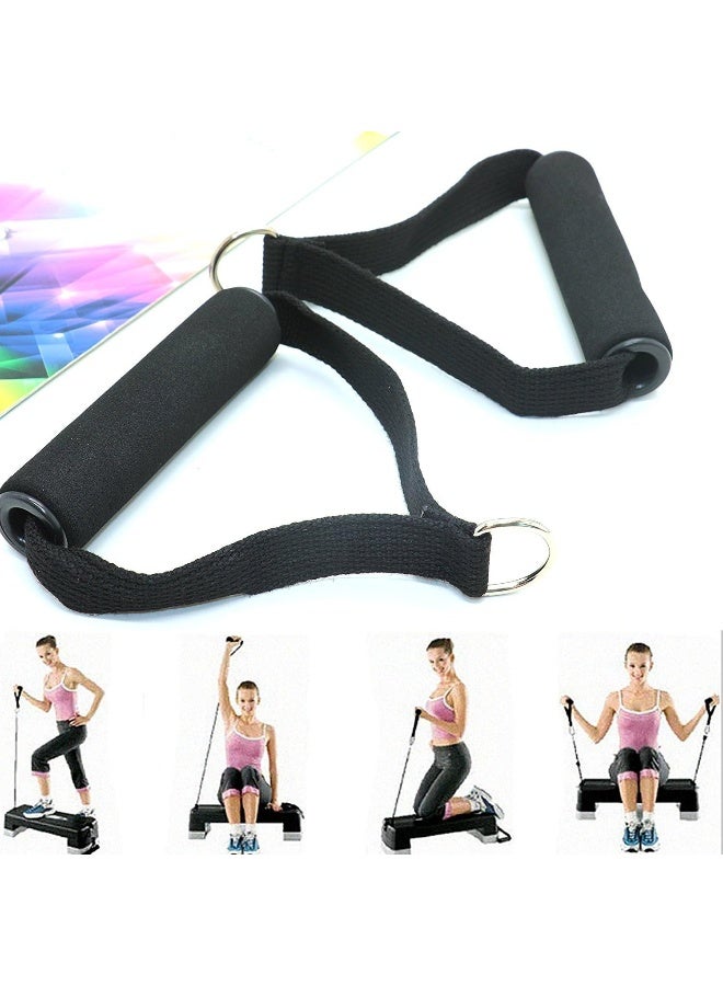 GOTOTOP Exercise Handles, Spring Exerciser Handgrips, Cable Machine Attachments Resistance Bands 1 Pcs Gym Handles for Bowflex Heavy Duty Cable Machine Attachment with ABS Core Fitness Exercise Training - Image 2