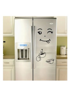 RYN Vinyl Wall Decals - Fork, Coffee Cup & Fashion Glasses Designs | Waterproof & Removable for Fridge, Glass & Home Decor  - Image 1