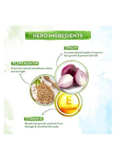 Mamaearth Mamaearth Onion Shampoo for Anti Hair Fall & Hair Growth with Onion Oil & Plant Keratin 400ml  - Image 5