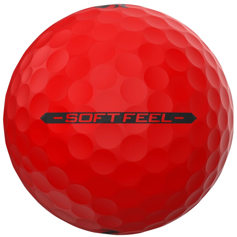 Srixon Soft Feel Golf Balls, Soft Feel 14, Brite Red - Image 3