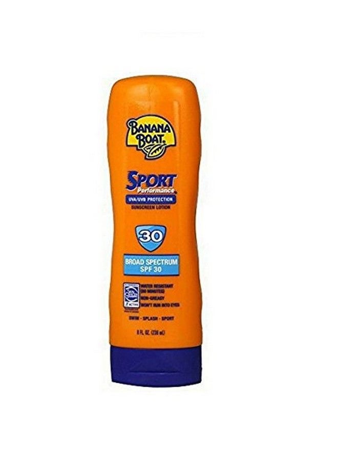 BANANA BOAT Sport Performance Lotion Sunscreens With Powerstay Technology Spf 30 8 Fluid Ounce  - Image 1