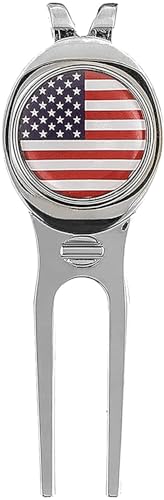 CHIVENIDO Golf Divot Repair Tool, Premium Metal Golf Ball Maker Magnetic Golf Divot Tool (1) - Image 1