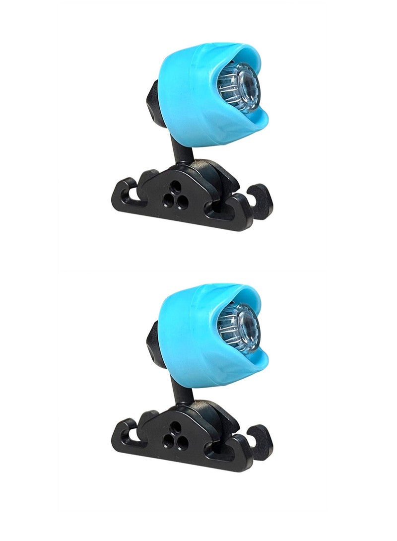 Generic 2-Pack Hole Shoe Lights, Running Lights, Outdoor Sports And Leisure Lighting, Dog Walking, Camping, Night Running, Lighting Shoe Lights (Blue) - Image 1