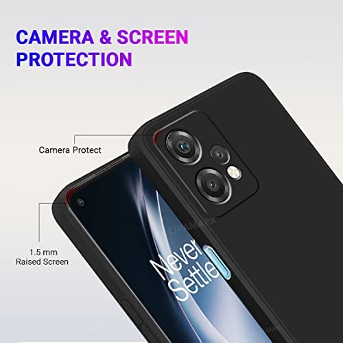 LIRAMARK Silicone Soft Back Cover Case for OnePlus Nord CE 2 Lite 5G / 1+Nord CE 2 Lite 5G (Silicone Black) - Image 3