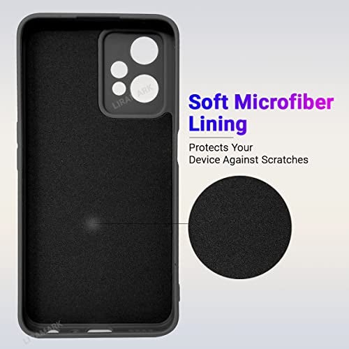 LIRAMARK Silicone Soft Back Cover Case for OnePlus Nord CE 2 Lite 5G / 1+Nord CE 2 Lite 5G (Silicone Black) - Image 2