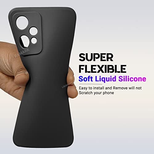 LIRAMARK Silicone Soft Back Cover Case for OnePlus Nord CE 2 Lite 5G / 1+Nord CE 2 Lite 5G (Silicone Black) - Image 4