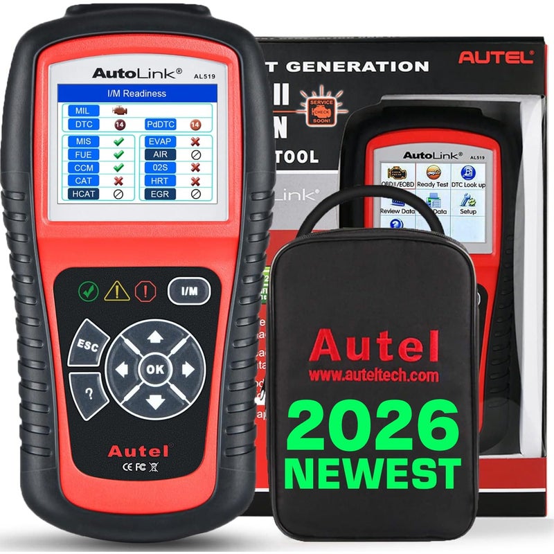 Autel AutoLink AL519 OBD2 Scanner Enhanced Mode 6 Car Diagnostic Tool Check Engine Code Reader CAN Scan Tool, Advanced Ver. of AL319 - Image 1