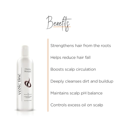 Vedic Line Vedicline Classica Shampoo, Reduce Hair Loss & Damage, Frizziness With Coffee Arabica Seed Oil, Jatamansi Extract For Strengthening Hair Follicles, 500ml - Image 2