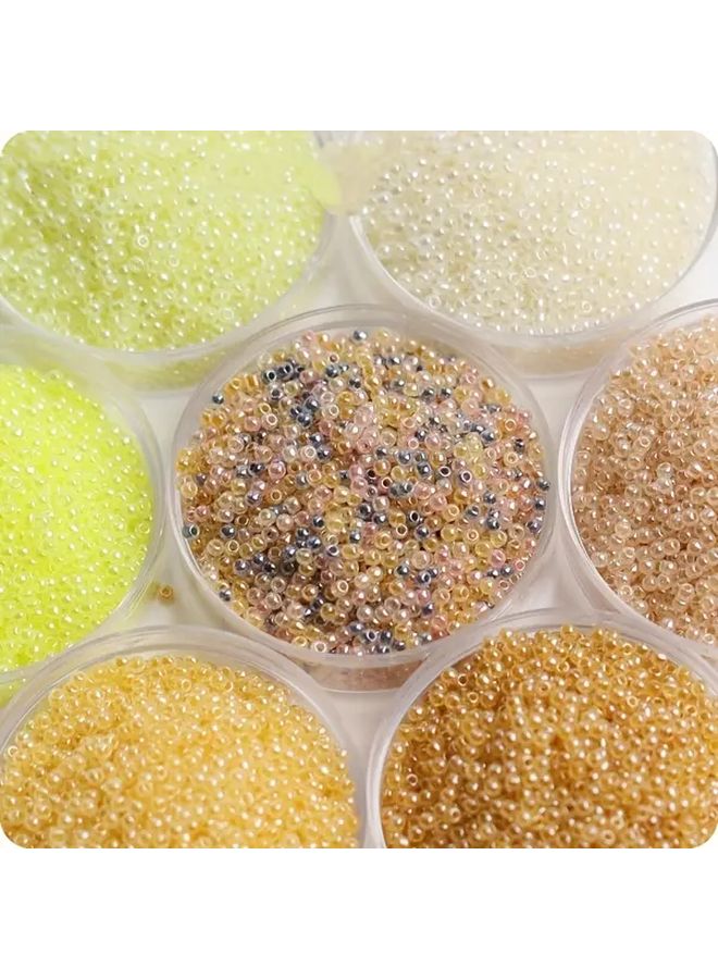 2مم 800 قطعة خرز زجاجي تشيكي وردي فاتح لصنع المجوهرات والأساور والحرف اليدوية - Image 3