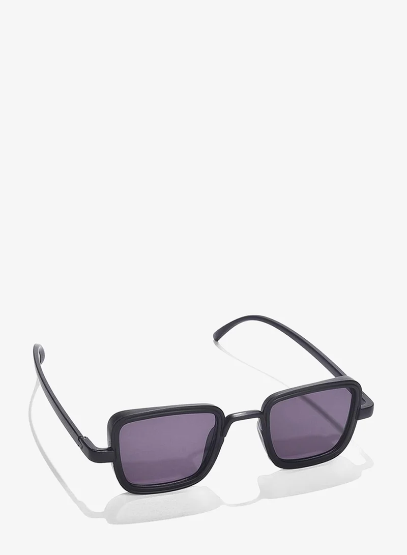 Haute Sauce Black Lens Black Rectangle Sunglasses