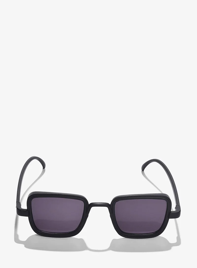 Haute Sauce Black Lens Black Rectangle Sunglasses