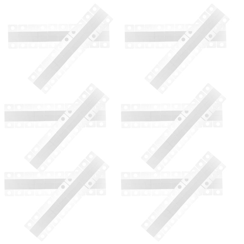 300pcs Retail Display Tabs Pvc Display Hanging Tabs Clear Self Adhesive Hanging Tabs - Image 1