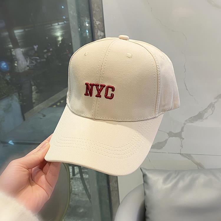 Baseball Cap Men Women Korean Trendy NYC Letter Embroidered Spring Summer Hat - Image 2