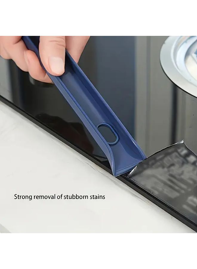 White V Shaped Gap Brush With Long Handle Hard Bristles For Bathroom Kitchen Tile Joints - Image 5