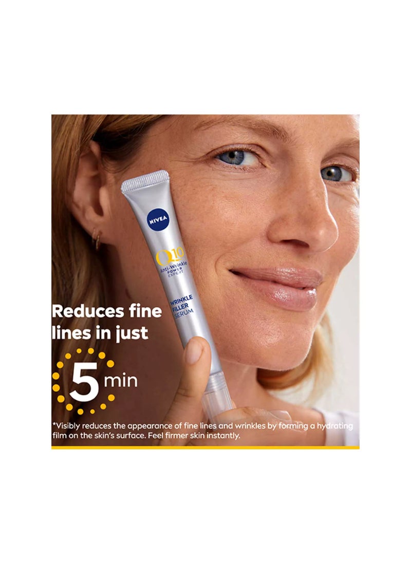Nivea - Nivea Q10 Anti-Wrinkle Power Wrinkle Filler Serum With Bioxifill Peptides 15Ml - Image 1