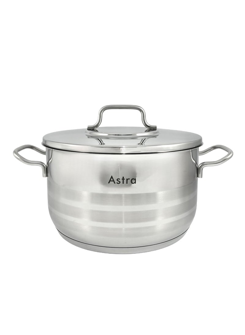 ASTRA Premium Stainless Steel Casserole 24x14 cm 6.3L – Large Capacity, Superior Heat Distribution for Perfectly Cooked Meals - pzsku/Z3E4F30002923E9DCF891Z/45/1741176092/9fc703b7-6a60-49f2-a148-08aa0b1a7c6f