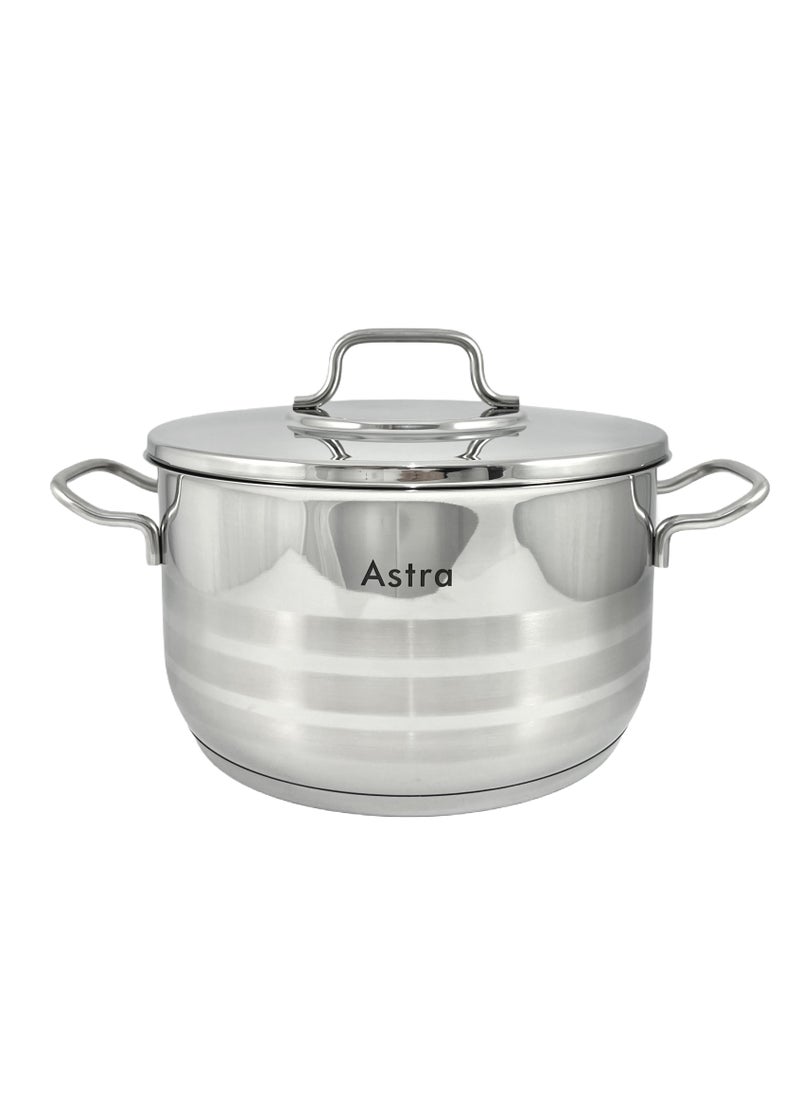 ASTRA Premium Stainless Steel Casserole 24x14 cm 6.3L – Large Capacity, Superior Heat Distribution for Perfectly Cooked Meals - pzsku/Z3E4F30002923E9DCF891Z/45/1741176162/dc8d47f2-a9a6-4825-8b45-4afffb4e793f