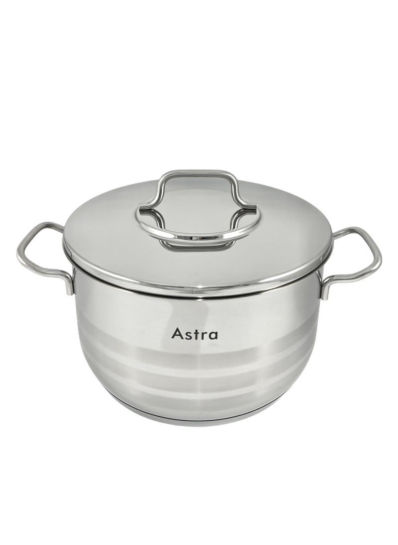 ASTRA Premium Stainless Steel Casserole 24x14 cm 6.3L – Large Capacity, Superior Heat Distribution for Perfectly Cooked Meals - pzsku/Z3E4F30002923E9DCF891Z/45/1741176163/cd9f21ae-16e6-4948-a636-c5a18892f3f9