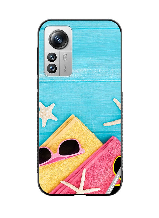VR CREATIVE Protective Case Cover For Xiaomi 12X Cool Summerglass Design Multicolour - Image 1