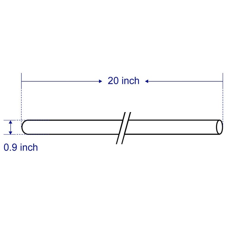 HQUA-TWS-12Q Quartz Sleeve for TWS 12GPM Water Purifier, 4 O-Rings Included. - Image 4