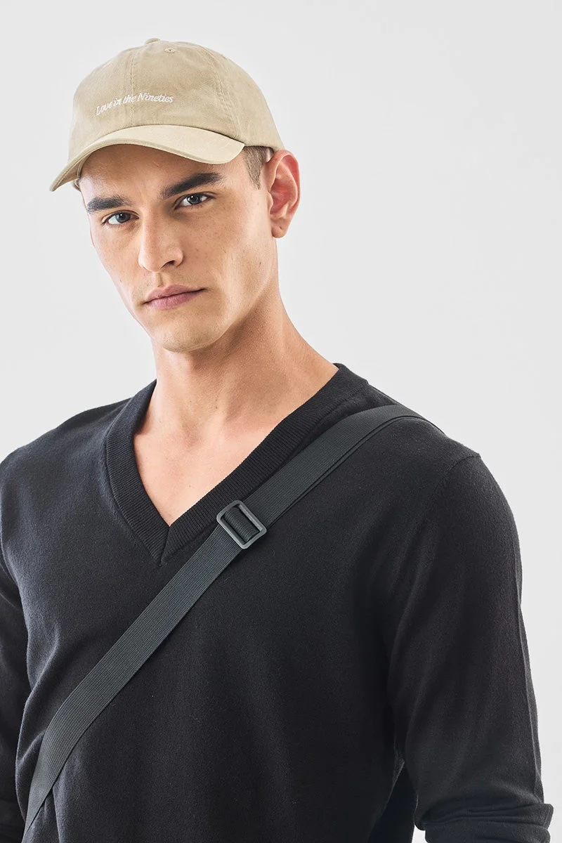 SNITCH Black Classic V Neck Pullover