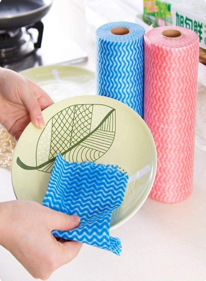 Shopfleet Kitchen Musts - Washable and Reusable - 2 Ply Kitchen Printed Tissue/Towel Paper Roll - Washable and Reusable- 1 Roll (Multicolor) - Image 3