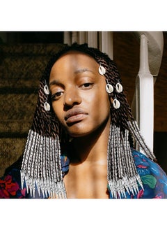 RechicGu 455 Pcs Locs Hair Jewelry Clear Beads Dreadlocks Accessories For Women Cornrow Braids Dreadlock Metal Clips Shell Pendant Charms Hair Decoration (Silver)  - Image 3